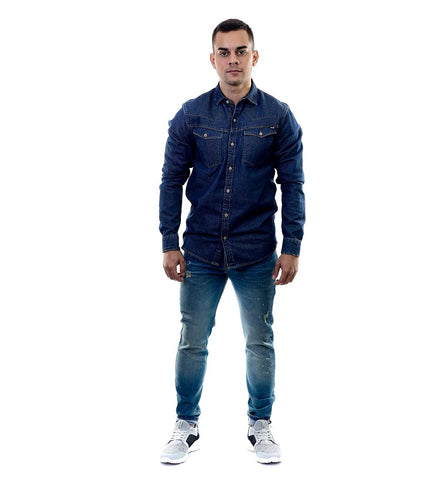 Camisa Manga Larga Denim