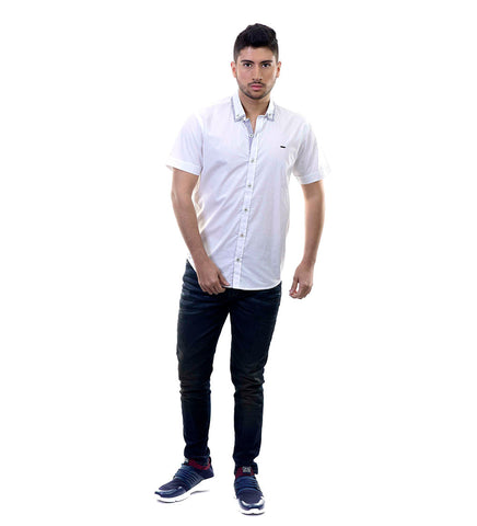 Camisa Manga Corta Blanca