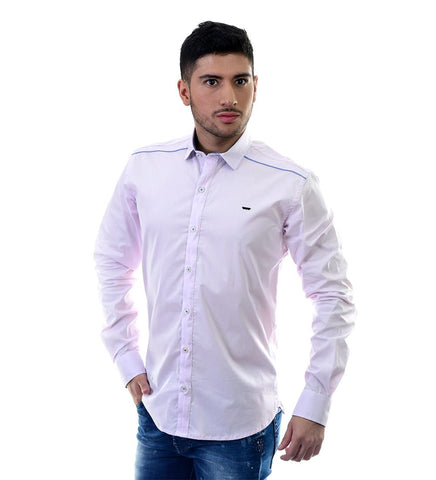 Camisa Fit Rosa